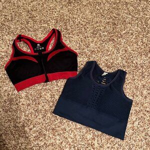 Set of 2 Sports Bras: Cute & Stylish!